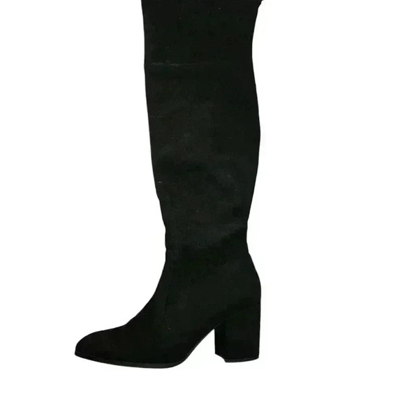 Dream Pairs Gracie Black Knee High Boots Sz 9 - Picture 2 of 6
